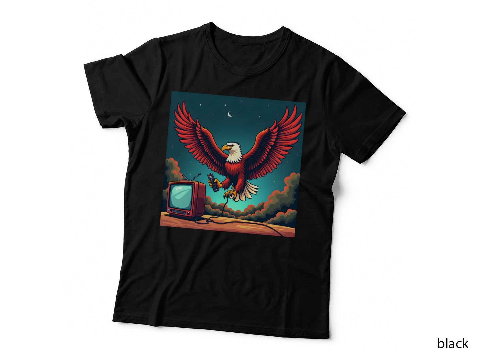 Majestic Eagle with a Remote Control T-Shirt
