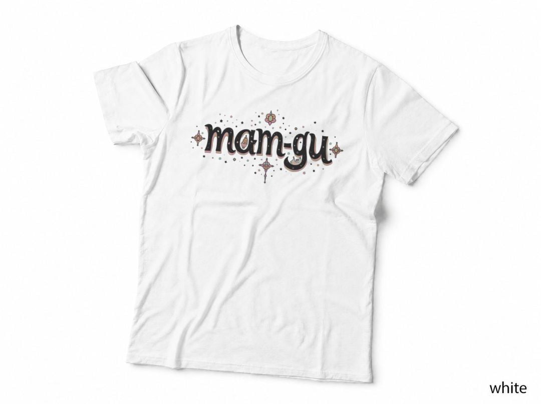Mam-Gu Welsh Swirl Rainbow Whimsical Caru Cymru Cymraeg Feel-Good Spirit T-Shirt