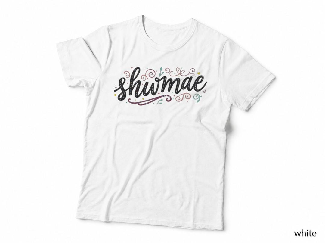 Shwmae Whimsical Swirls Colorful Dots T-Shirt