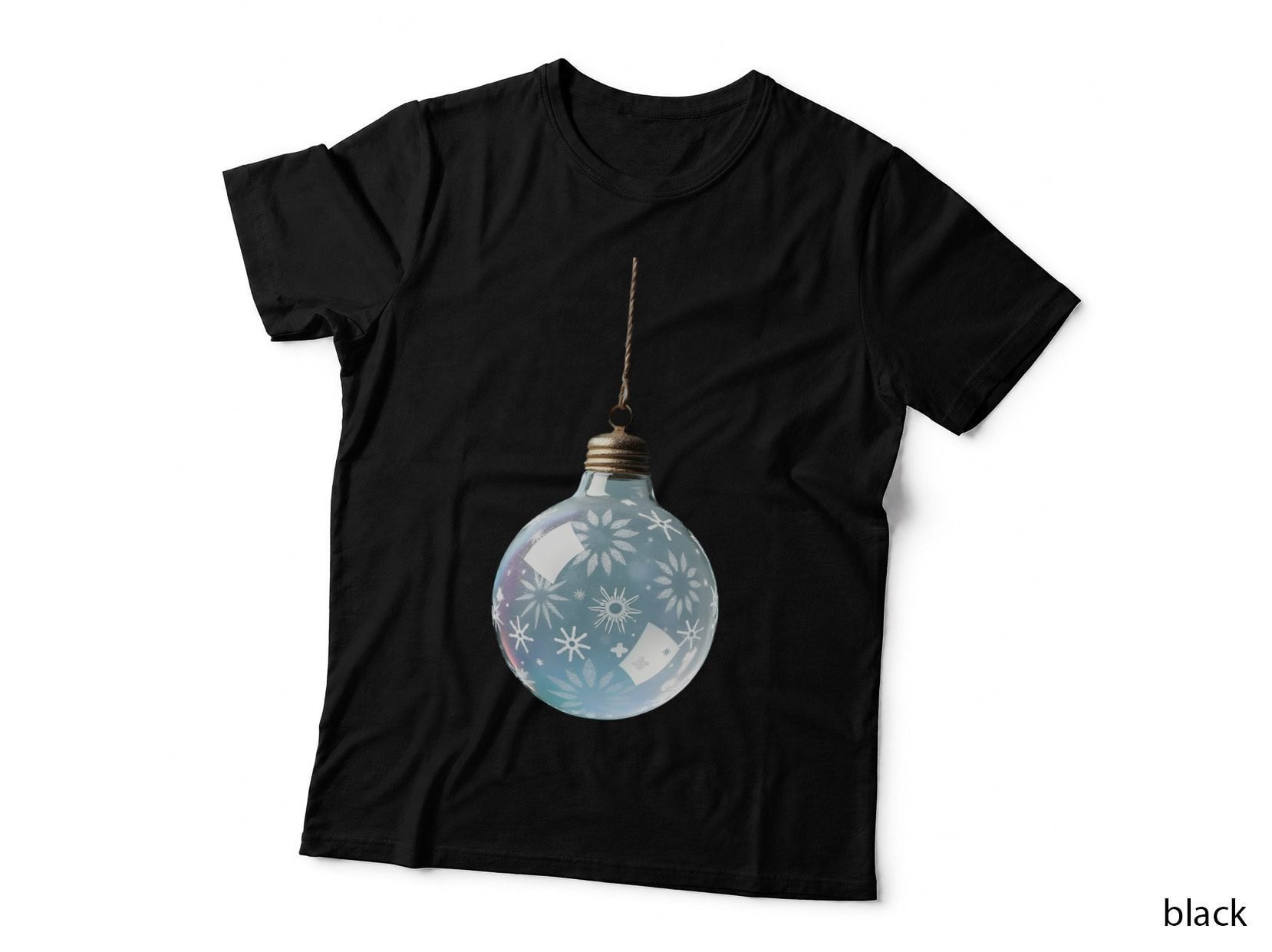 Sleek Snowflake Ornament T-Shirt