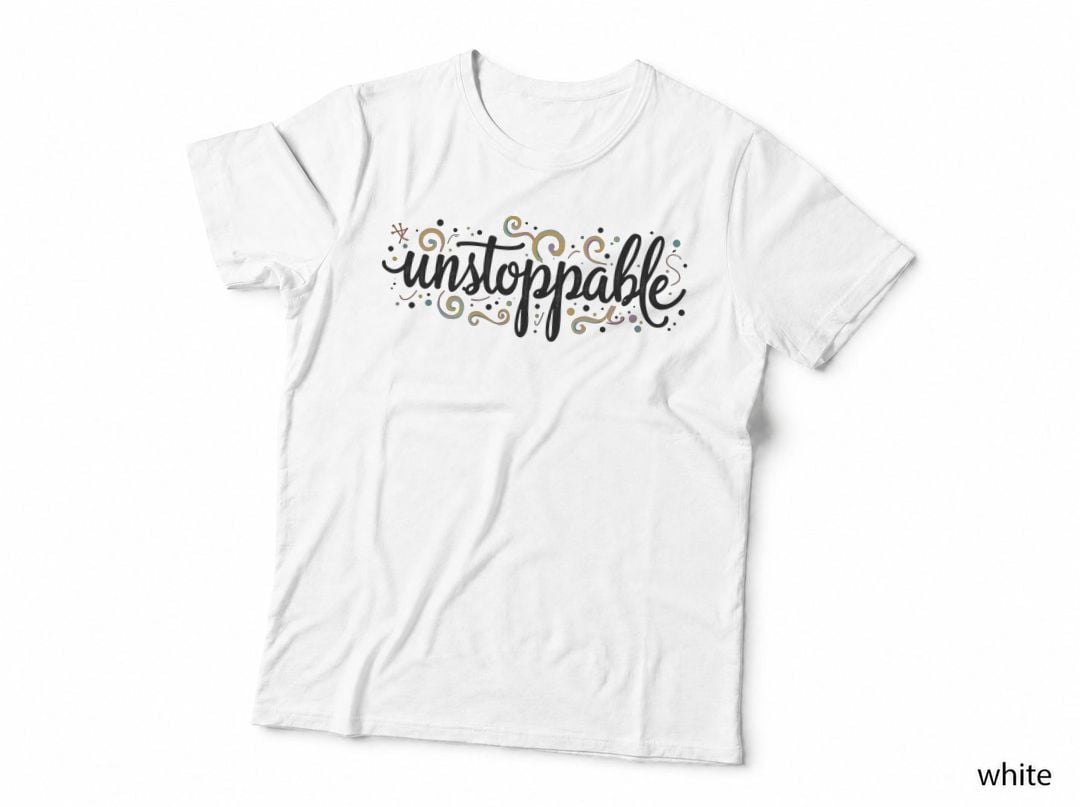 Unstoppable Hand-Drawn Colorful Swirls T-Shirt