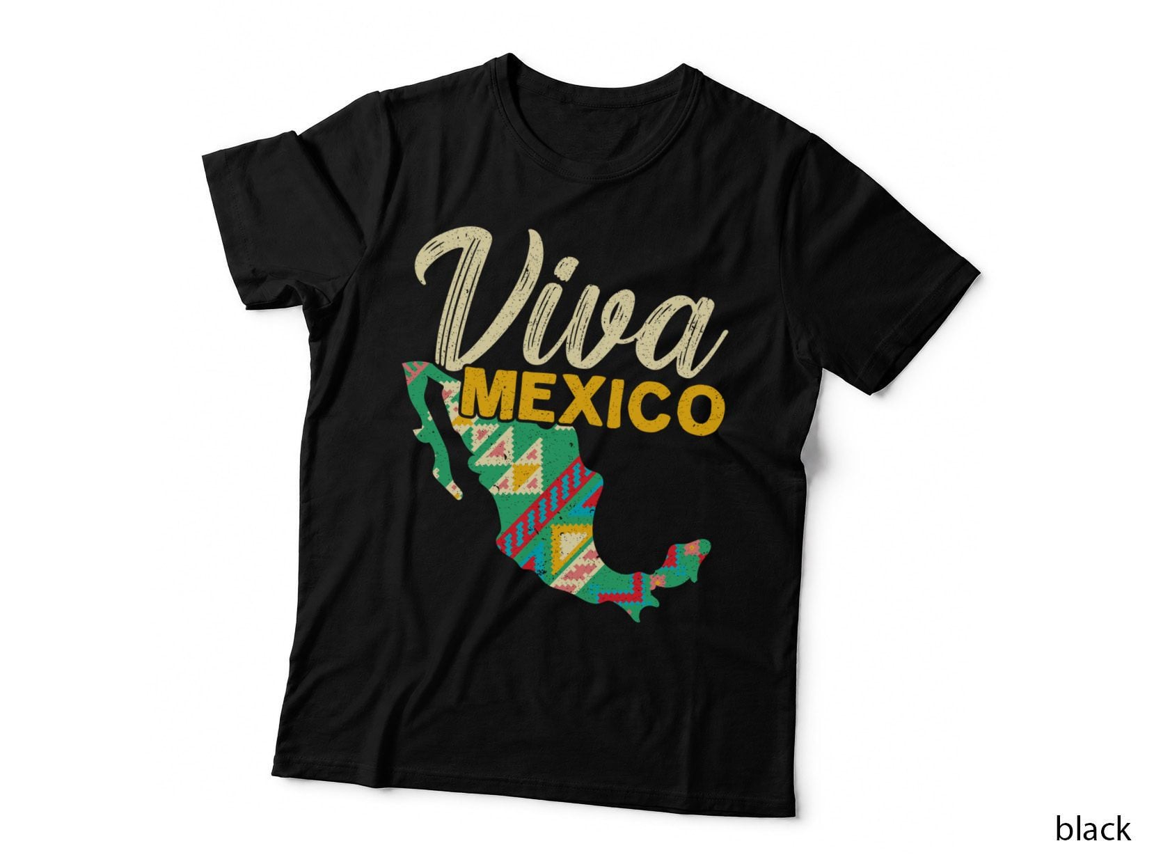 Viva Mexico Talavera Mexican Flag Gift T-Shirt