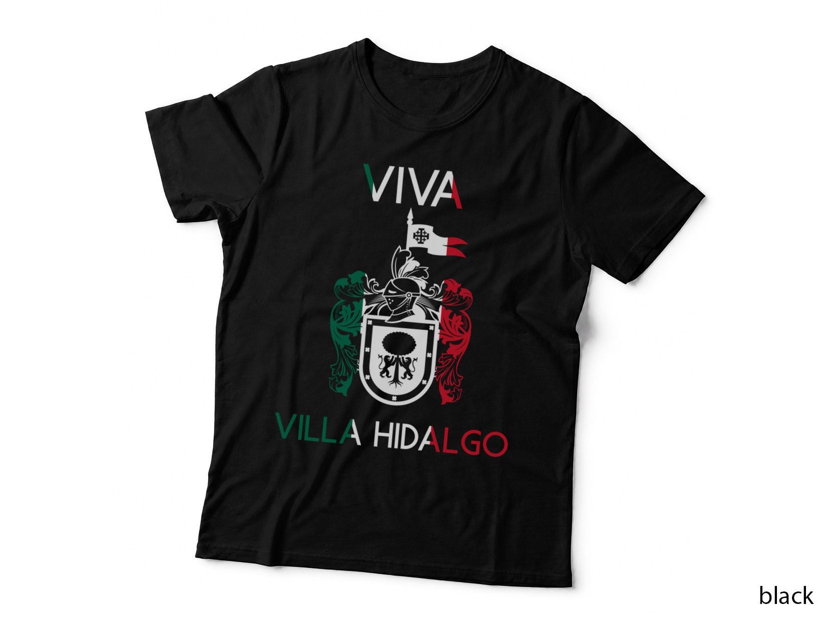 Viva Villa Hidalgo Jalisco Estado De Mexico Escudo Eagle Gift T-Shirt