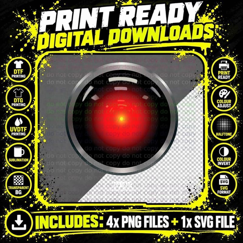 2001 A Space Odyssey I'm Sorry T-Shirt Png SVG Digital Bundle