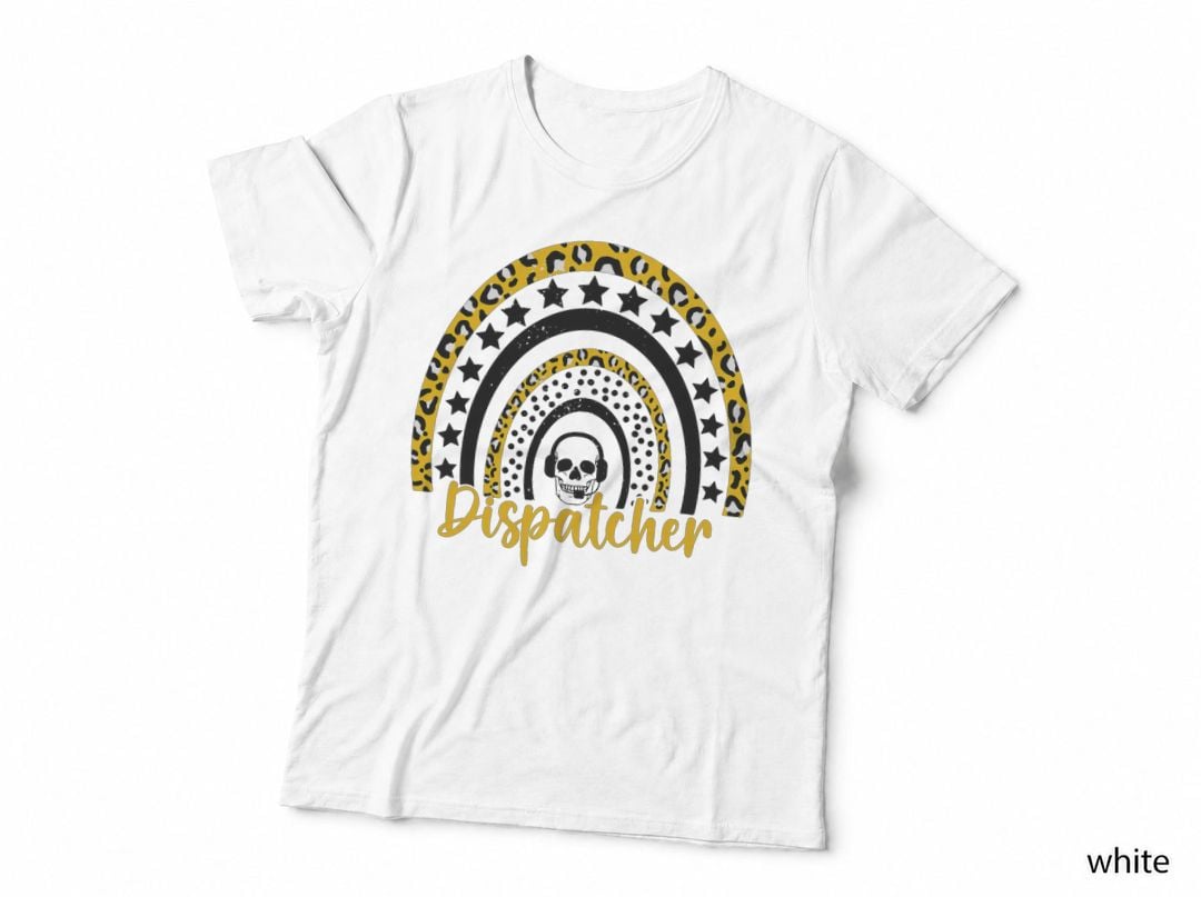 911 Dispatcher Life First Responder Dispatch Operator Gold T-Shirt