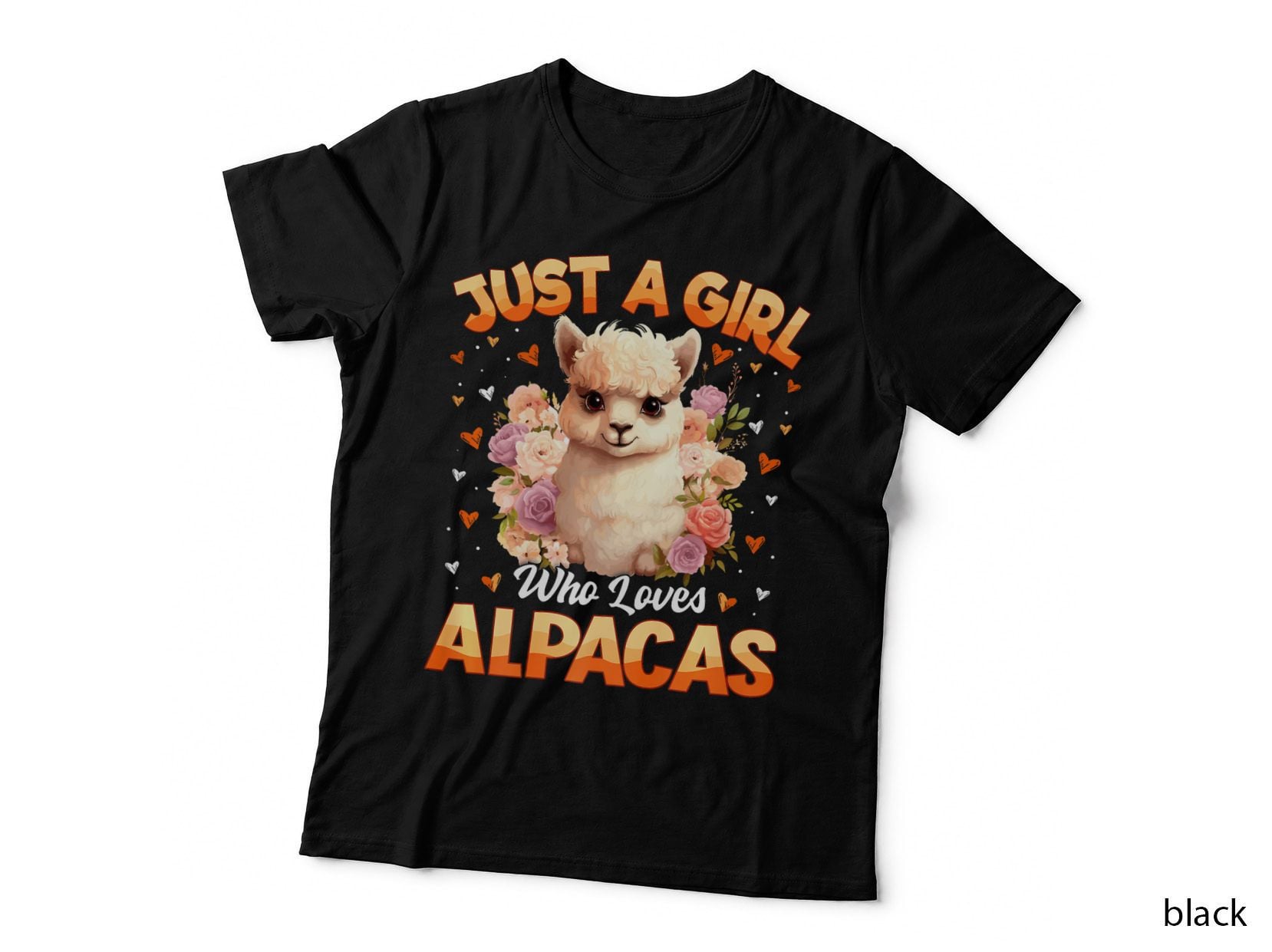 Alpaca Lover Women Just a Girl Who Loves Alpacas, Lover T-Shirt