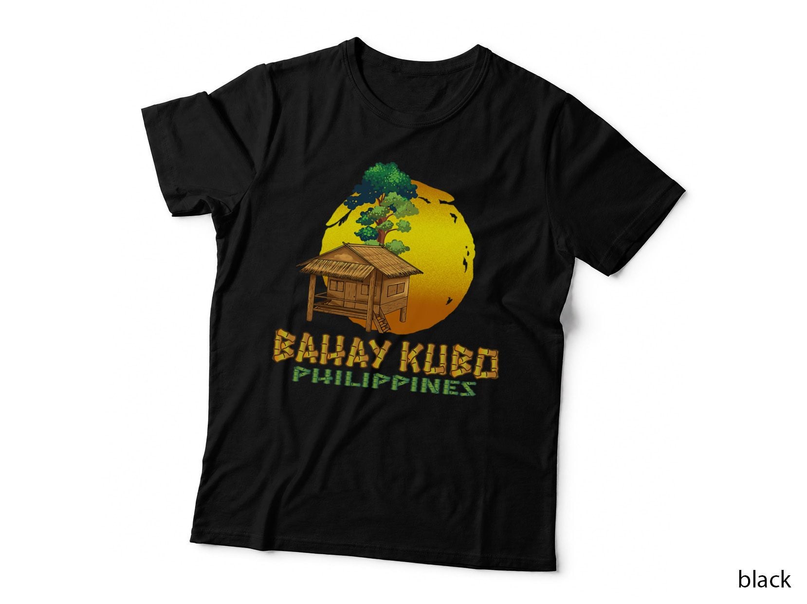Bahay Kubo Nipa Philippines Bukid Pinoy Farm Home Souvenir T-Shirt