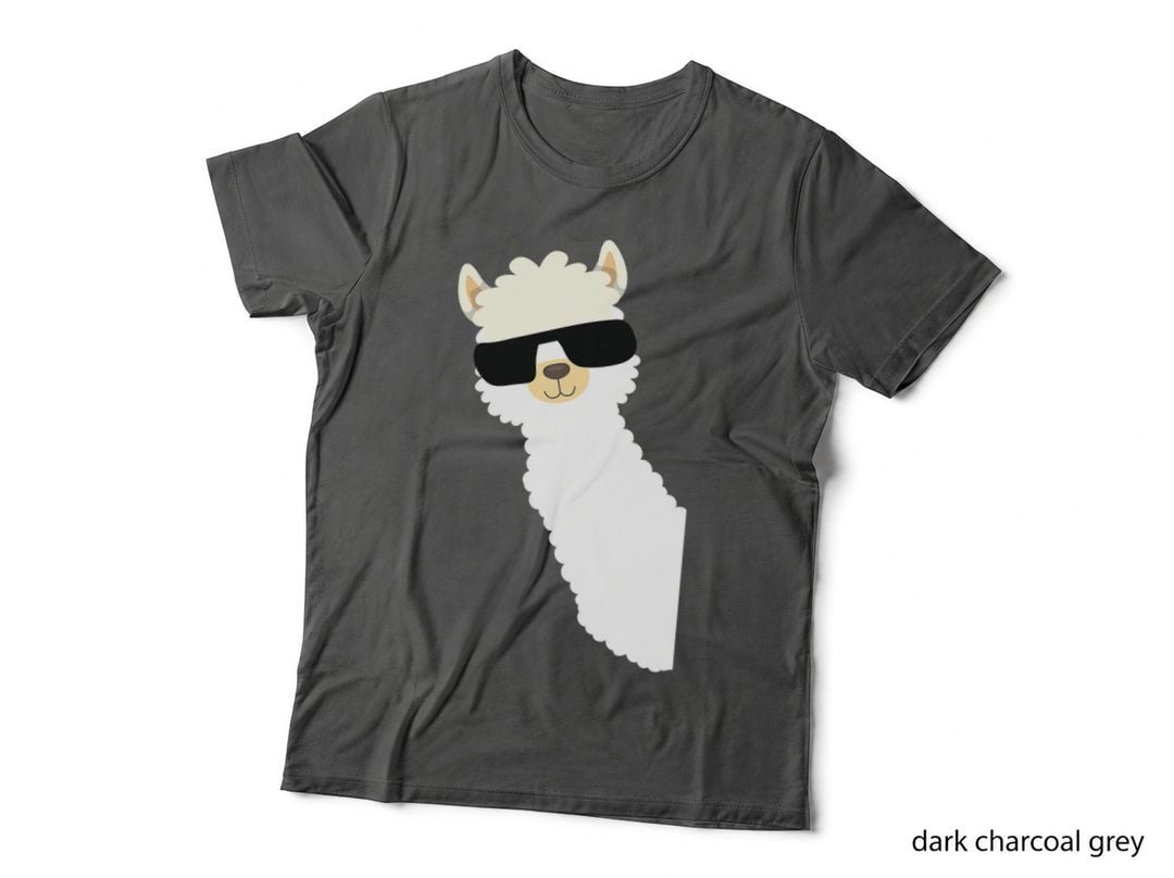 Cool Alpaca with Sunglasses Llama Lover T-Shirt