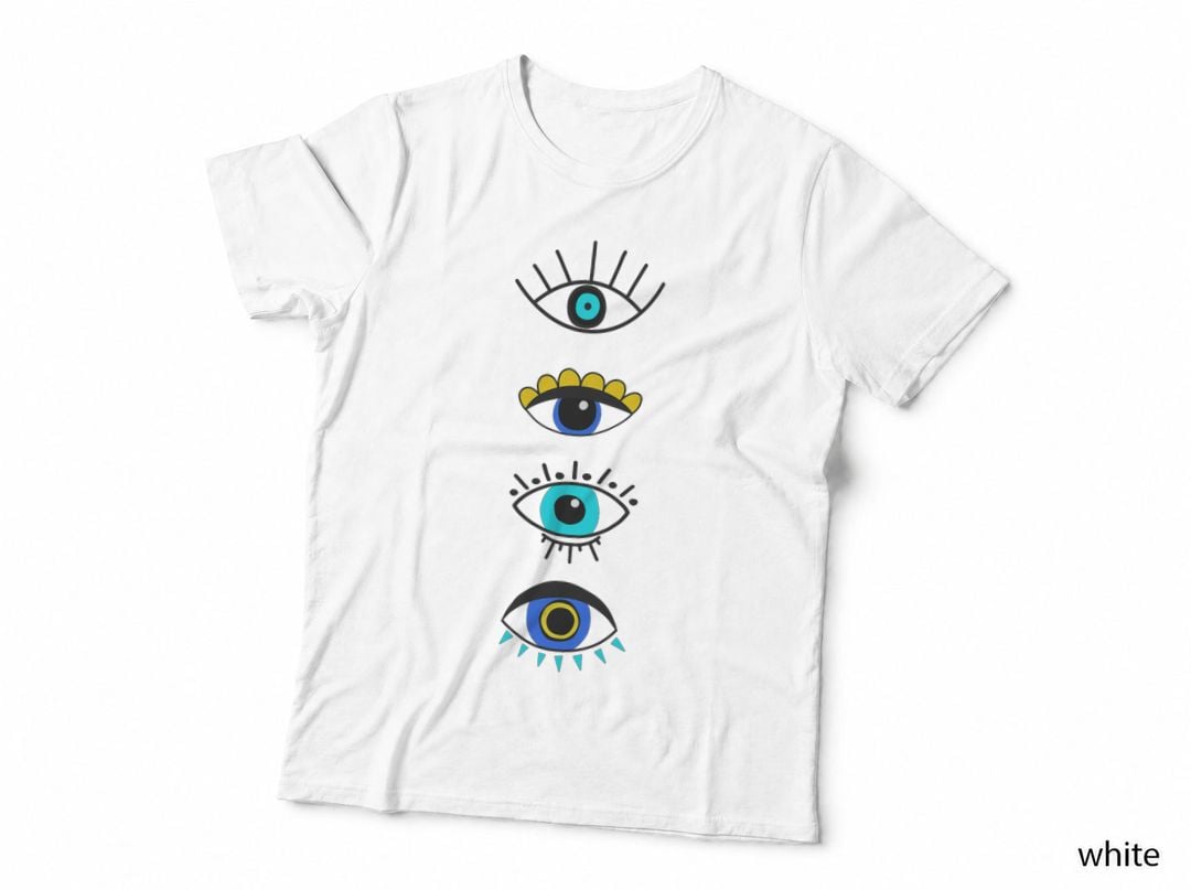 Evil Eye Curse Protection Seeing Eyes Nazar Mati Evil Eye T-Shirt