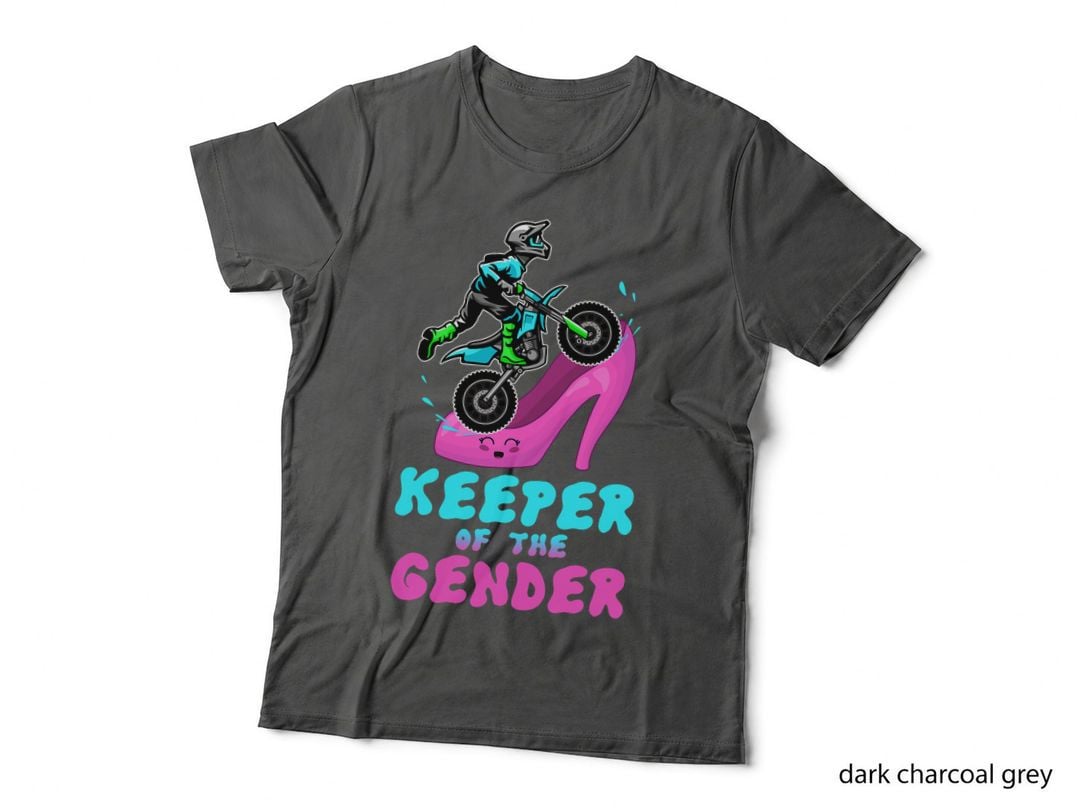 Keeper of the Gender Wheels or Heels Edition Reveal Party T-Shirt