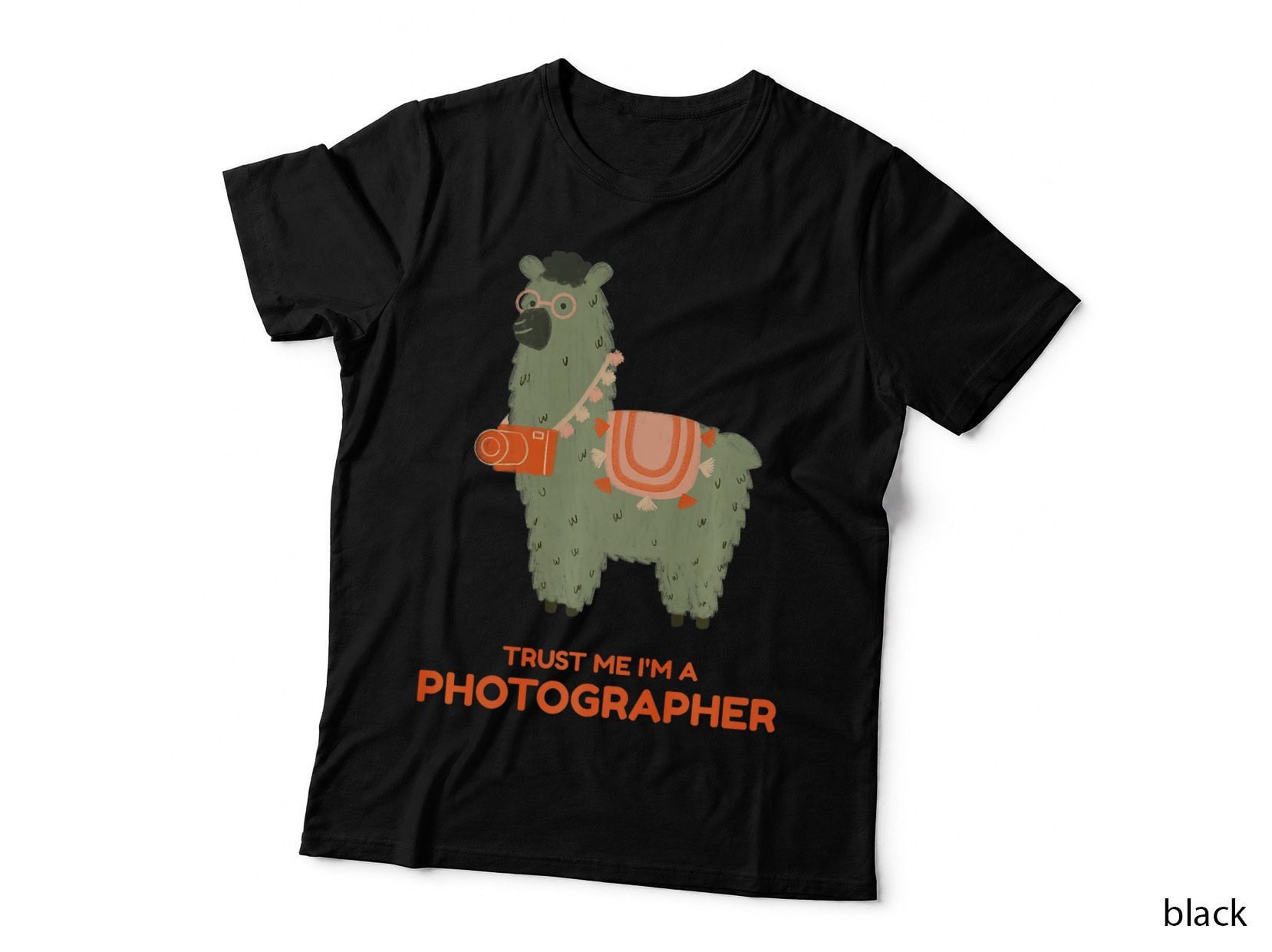 Llama Photography Gifts & Cute Alpaca Event Photographer, Alpaca T-Shirt