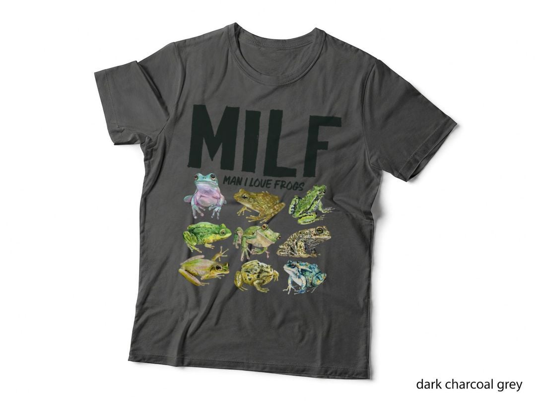 MILF Man I Love Frogs Amphibian T-Shirt