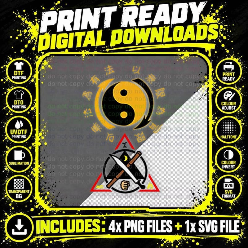 Martial Art of Kali Jkd, Exclusive Fashion T-Shirt Png SVG Digital Bundle