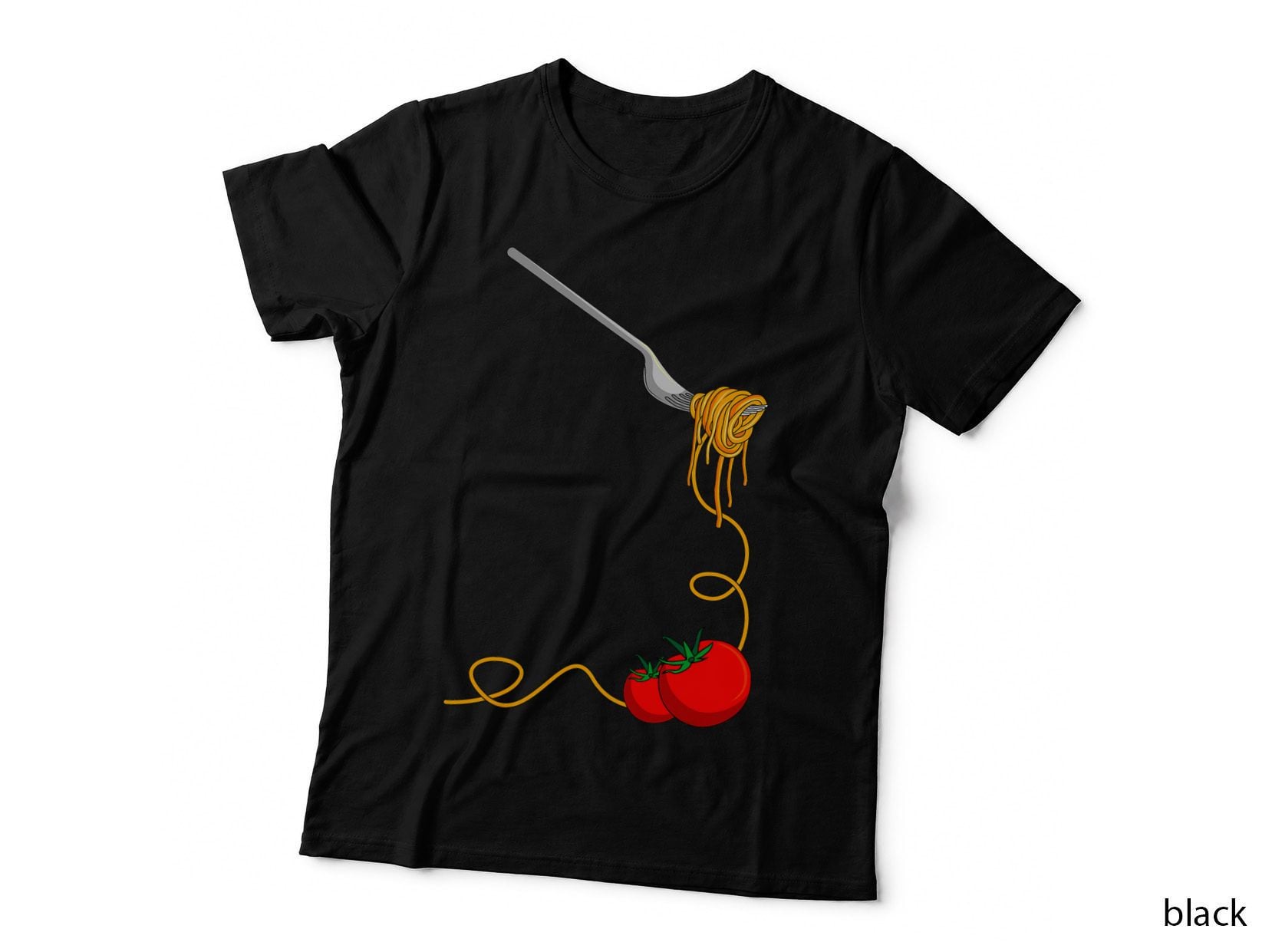 Pasta Spaghetti Tomato Noodles Italian Food T-Shirt