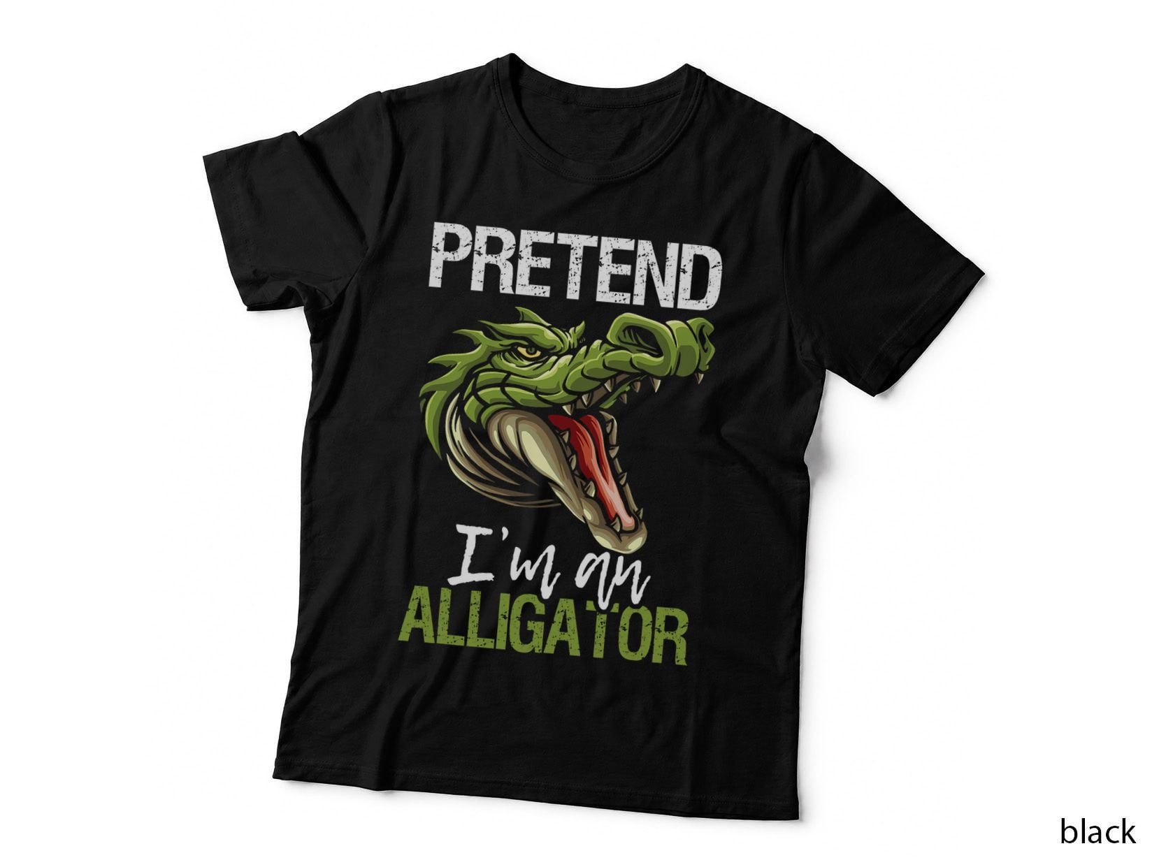 Pretend I'm an Alligator - Costume Gator Crocodile Zoo Lover T-Shirt
