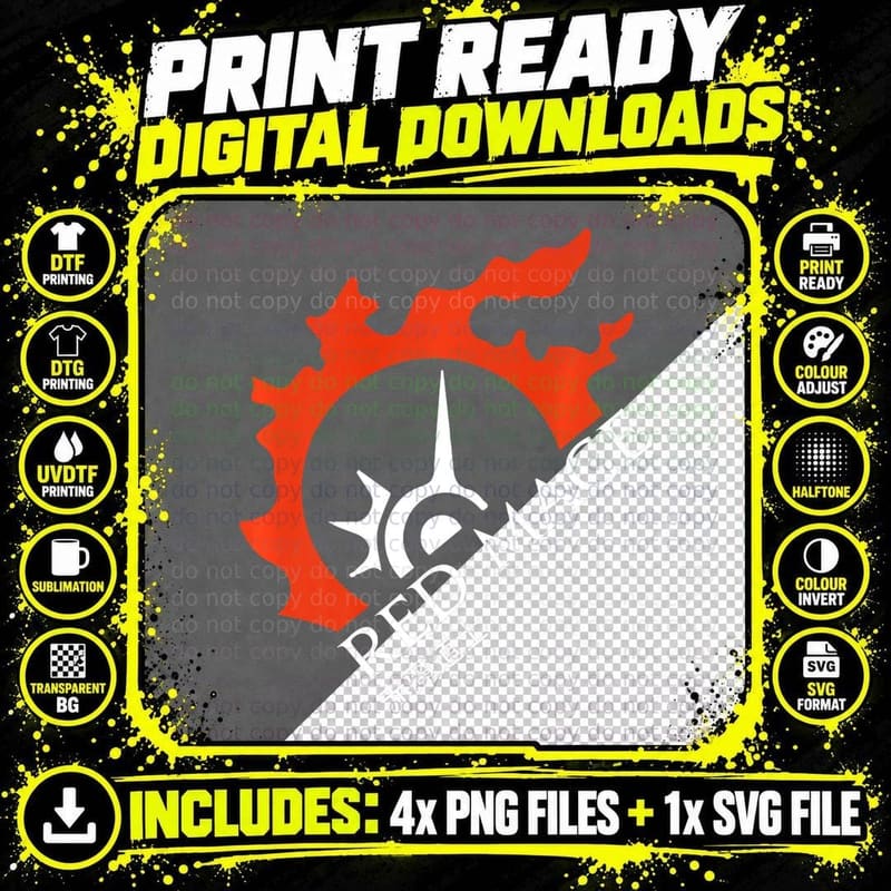 Red Mage - for Warriors of Light & Darkness, Evil T-Shirt Png SVG Digital Bundle