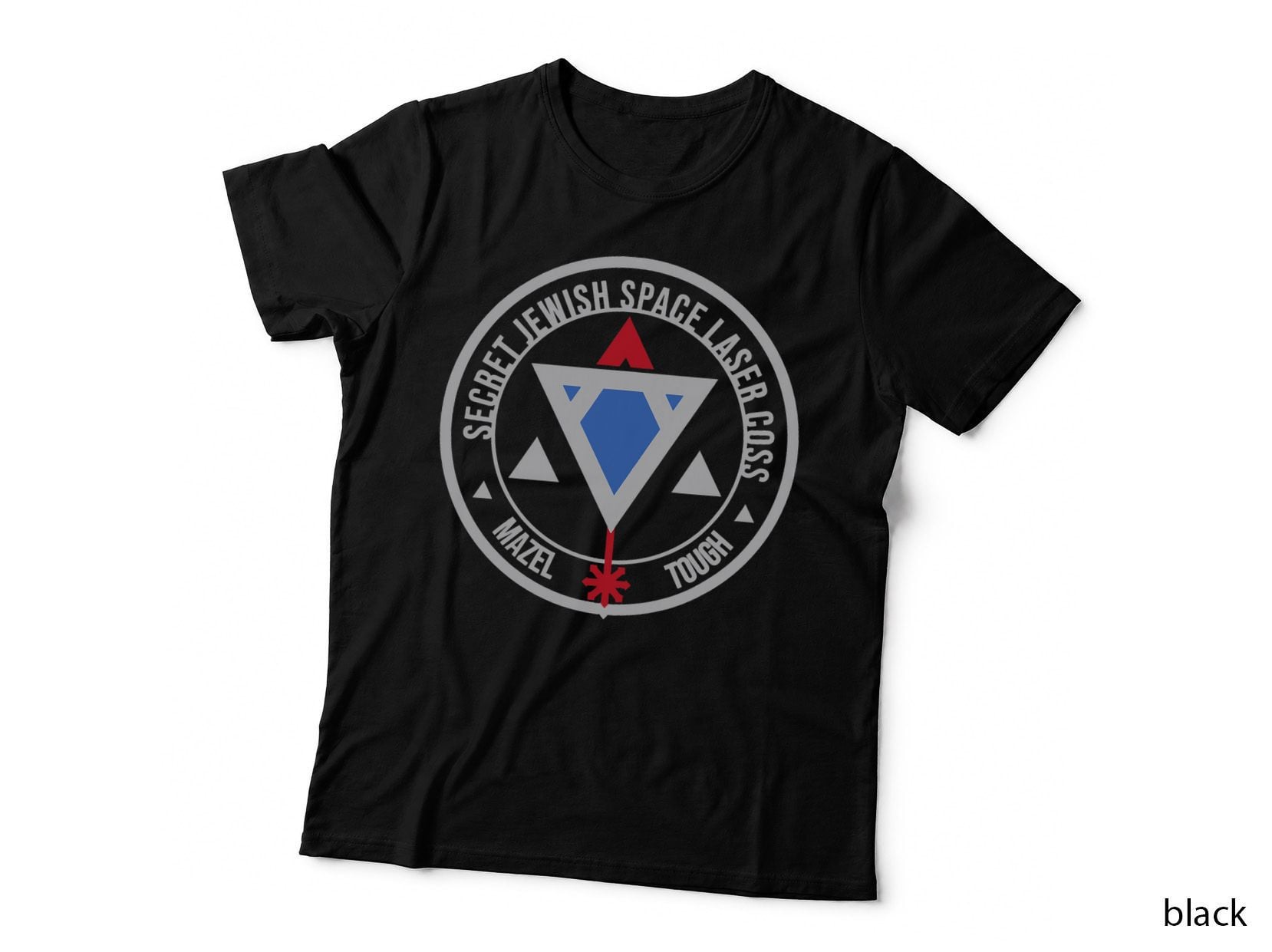 Secret Jewish Space Laser Corps Mazel Tov Prank T-Shirt