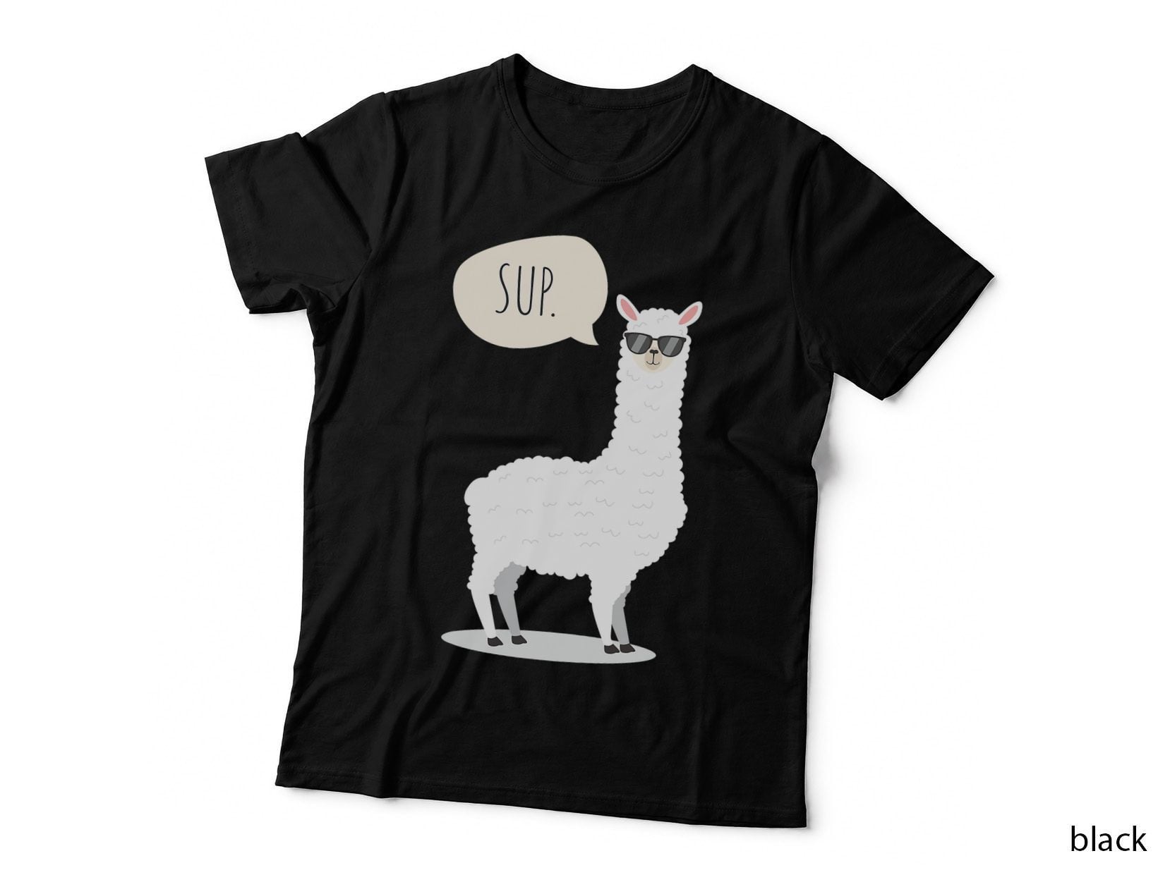 Sup No Drama Llama Alpaca T-Shirt