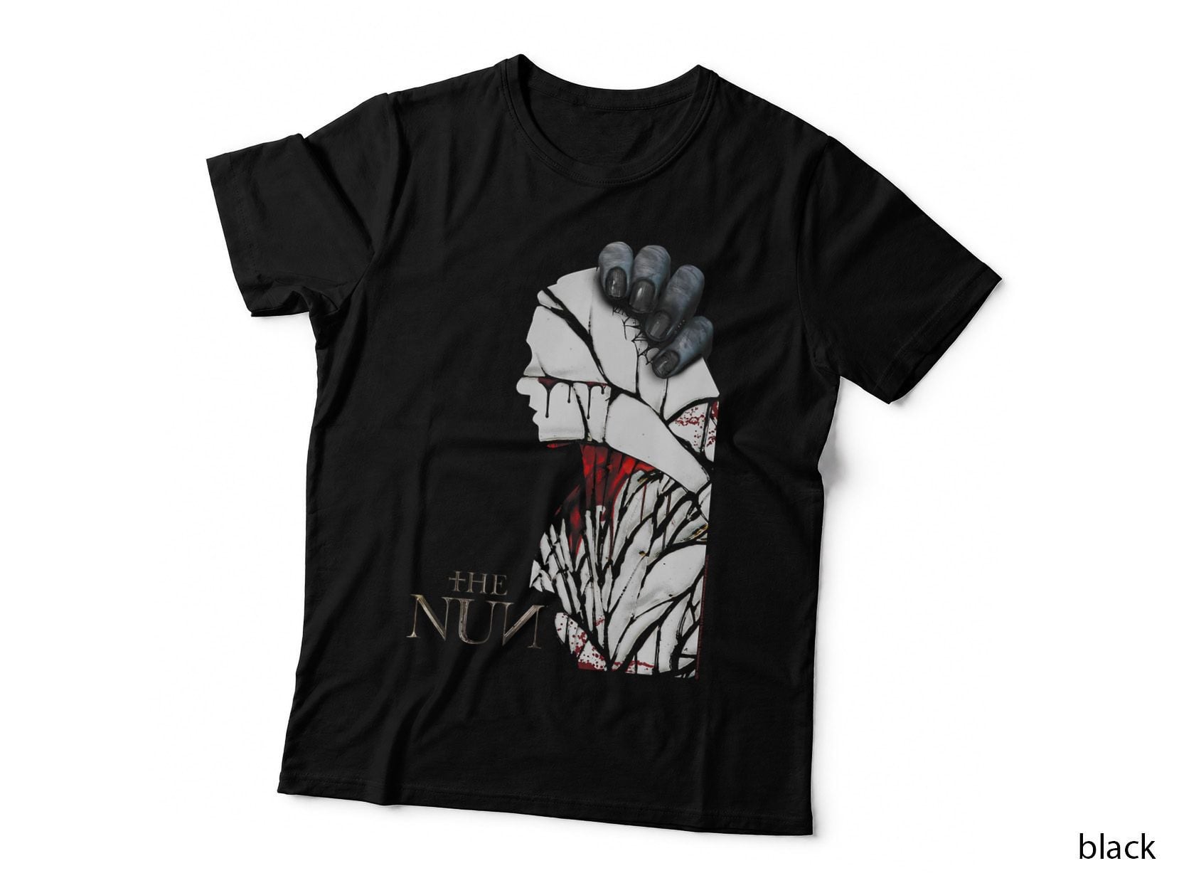 The Nun Hand and Cracked Nun, Fashion Style T-Shirt