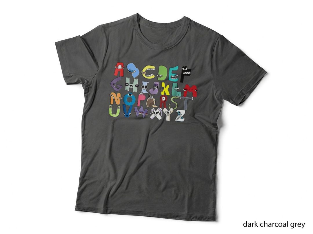Villain Letter Abc Costume Boys Matching Evil Alphabet Lore, Kids Gift T-Shirt