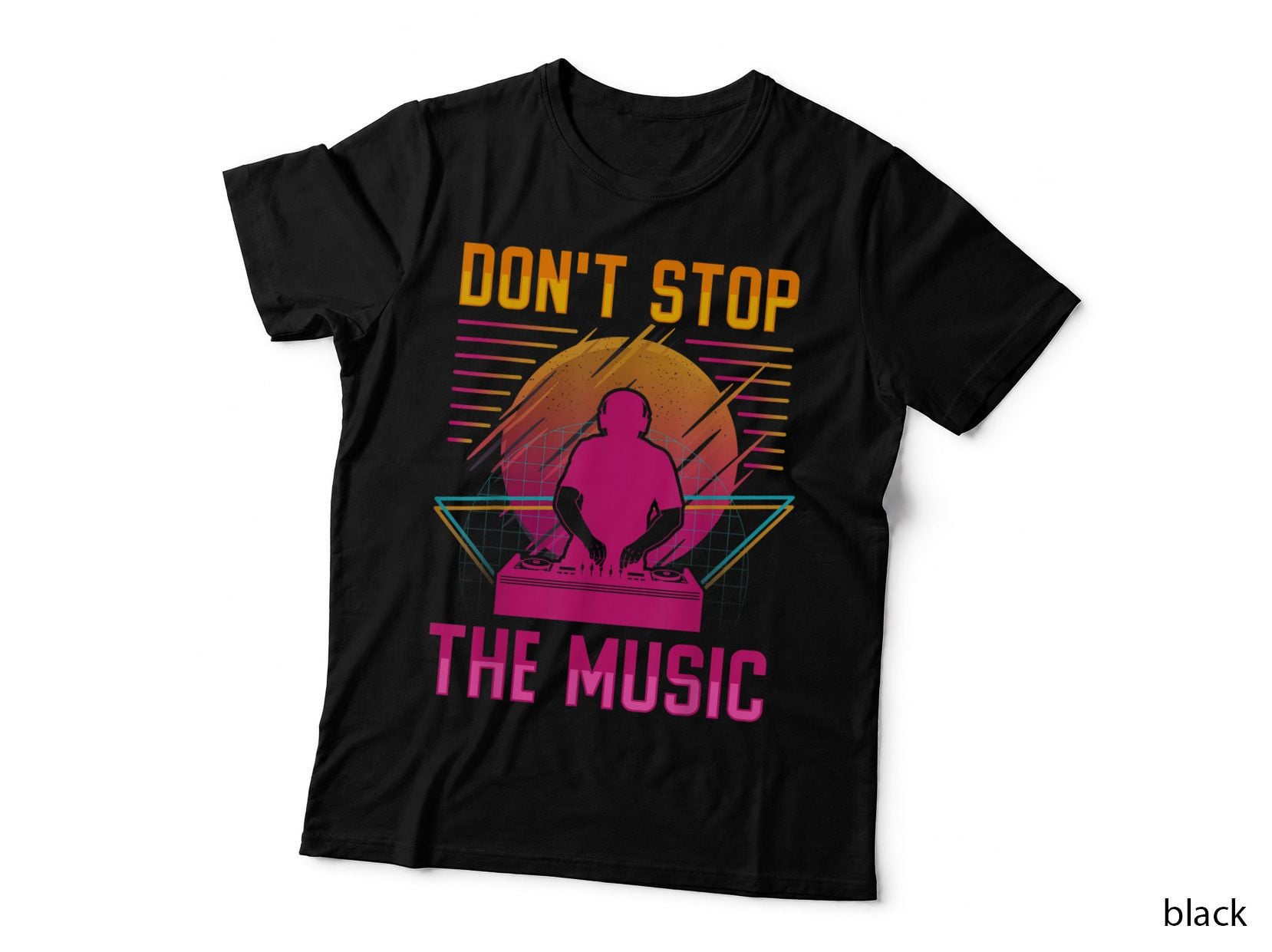 DJ T-Shirt Men's Children's Electro Synth House Disco T-Shirt