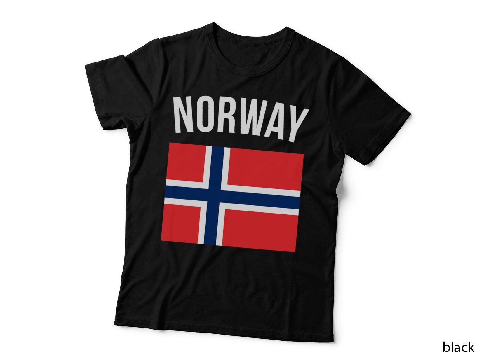 Norway Flag Norwegian Hoodie Norway Hooded T-Shirt
