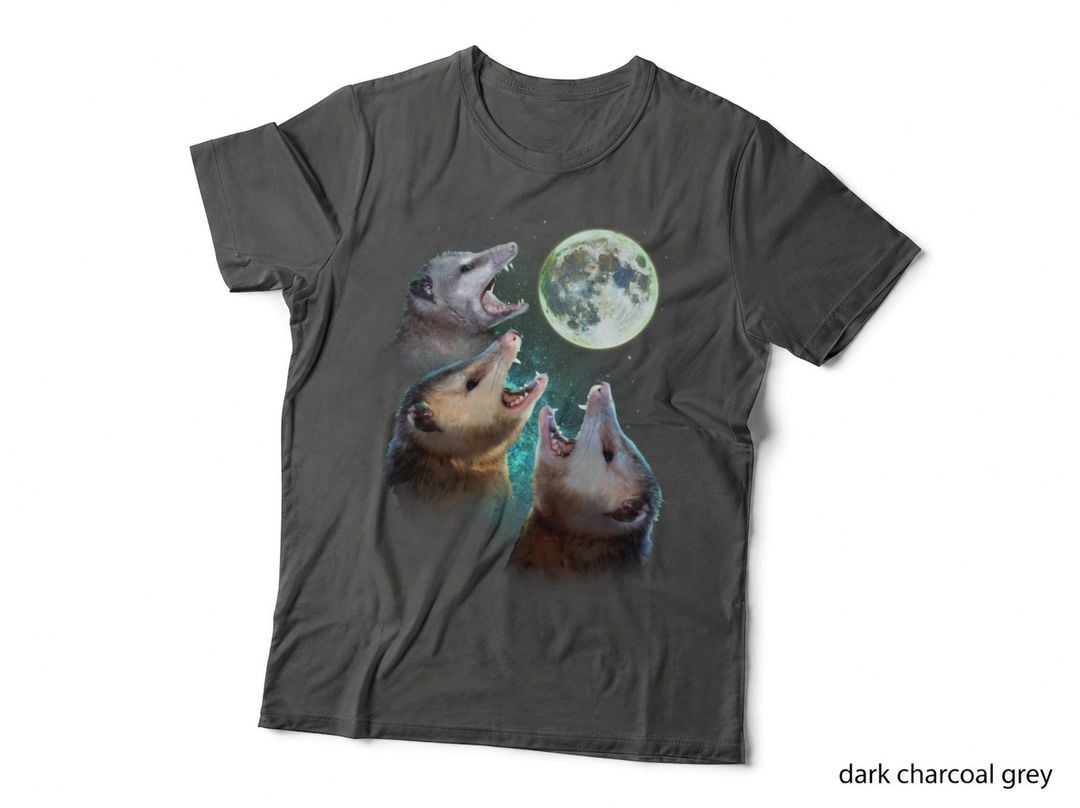 Three Opposum Moon with 3 Possums and Dead Moon Costume Sweatshirt T-Shirt