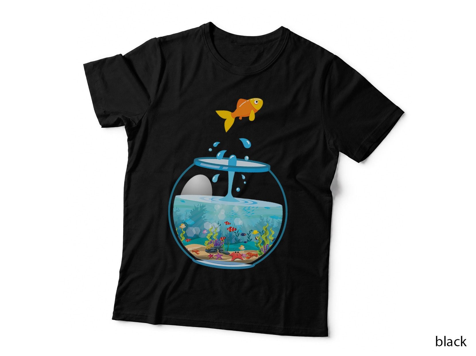 Cool Fishkeeper Aquarist Goldfish Fish Bowl T-Shirt