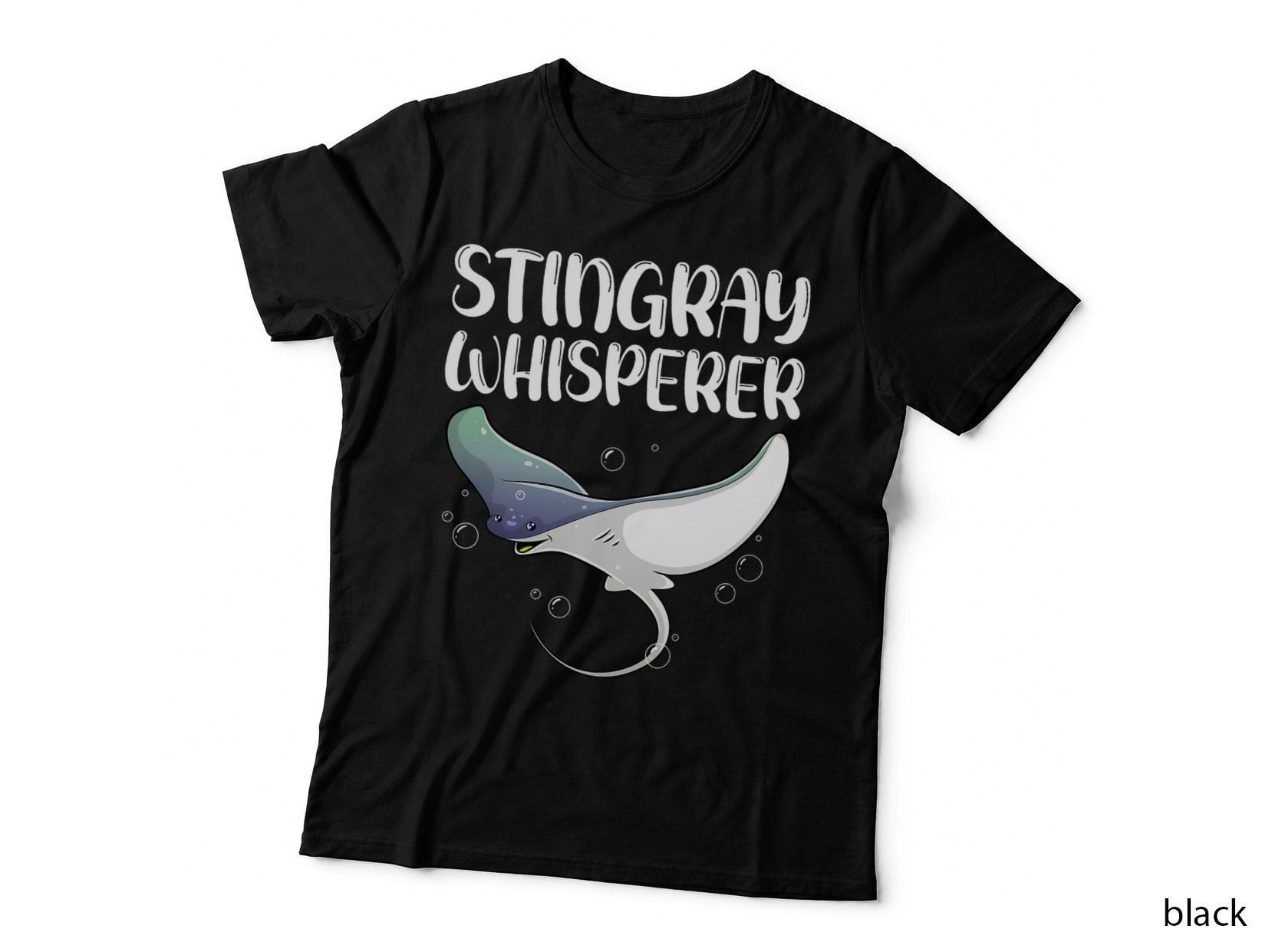 Cute Stingray Design for Men Kids Fish Stingray Lovers T-Shirt