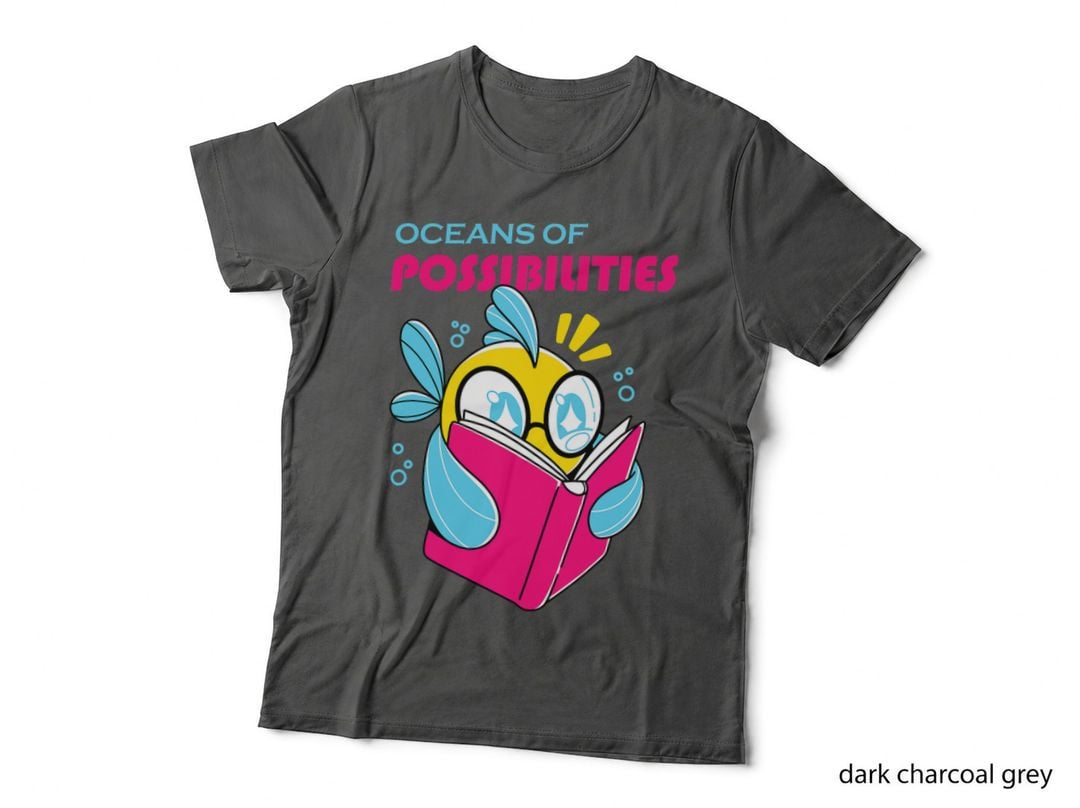 Fish Oceans of Possibilities, Books T-Shirt
