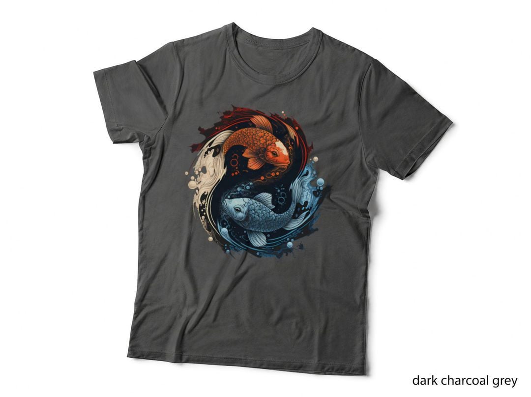 Koi Fish Yin Yang T-Shirt