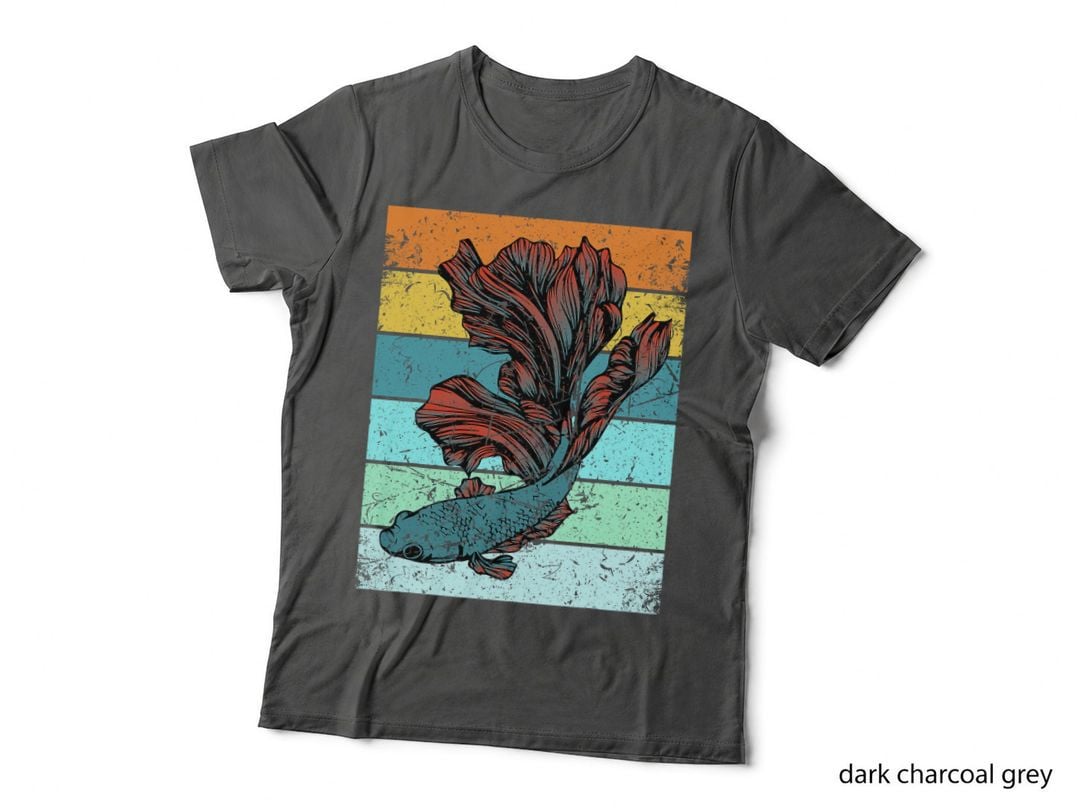Siamese Fighting Fish Betta Fish Tank for Men Women Kids T-Shirt