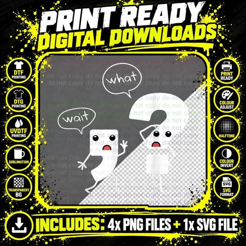 Wait What Grammar Tee, Literacy Tee Png SVG Digital Bundle