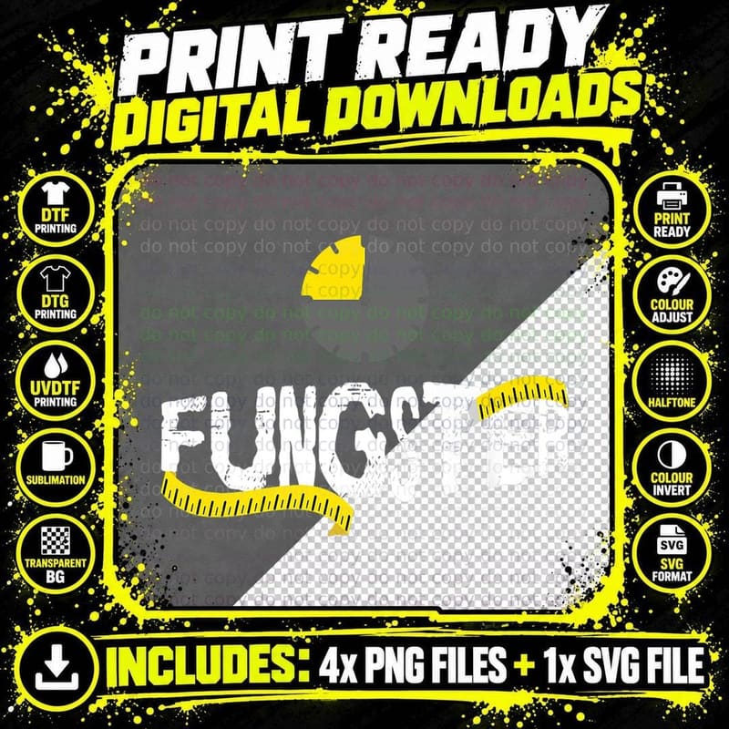 Fungster Ketosis Keto Diet Intermittent Fasting Gift Png SVG Digital Bundle
