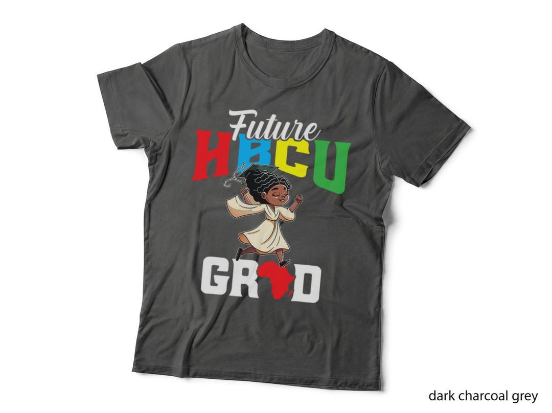 Future HBCU Grad History Black College Youth Kids Girl T-Shirt