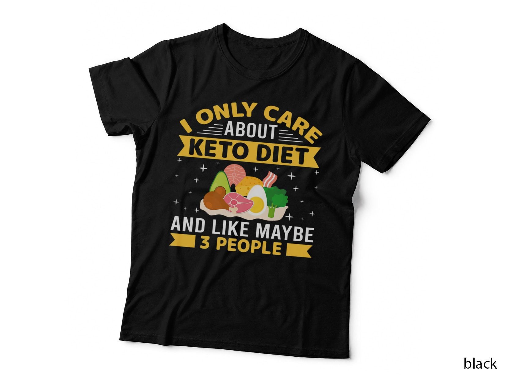 I Only Care About Keto Diet and Like Maybe 3 People T-Shirt