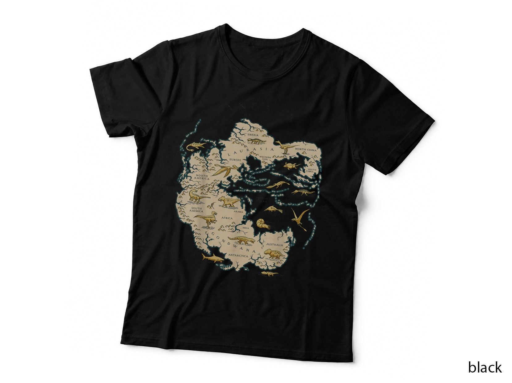 Reunite Pangaea World Map History Geology Earth Geologist T-Shirt