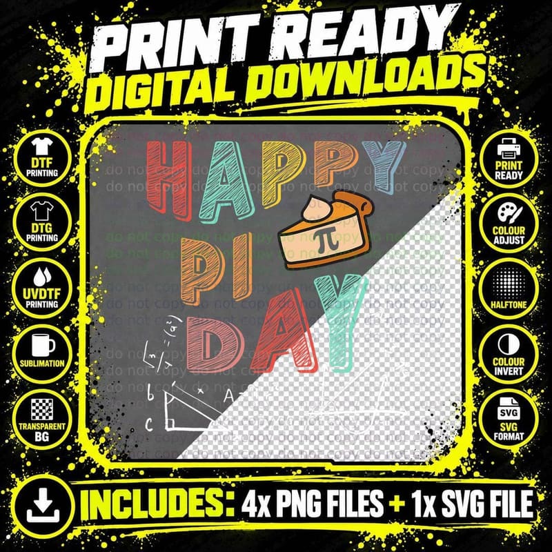 314 Pi Day Pie Day Pi Symbol Math Lovers and Kids T-Shirt Png SVG Digital Bundle