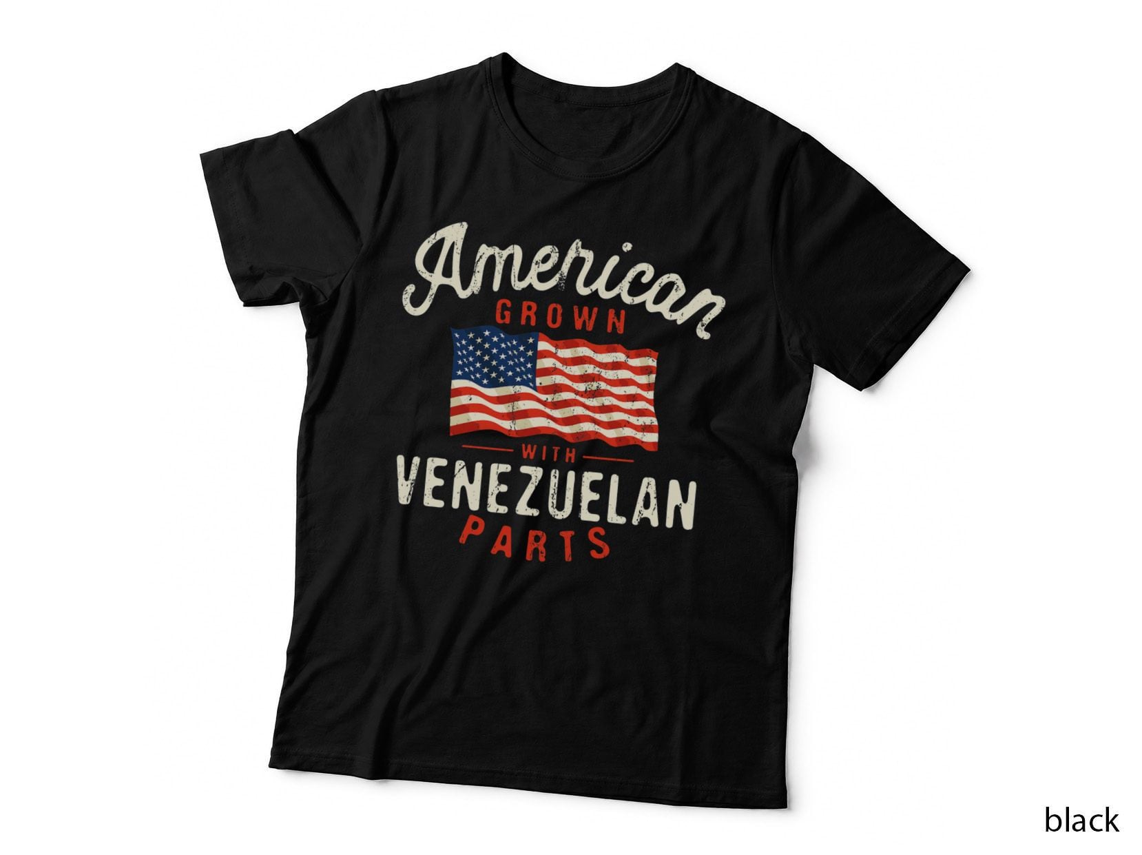 American Grown with Venezuelan Parts Patriotic Nationality T-Shirt