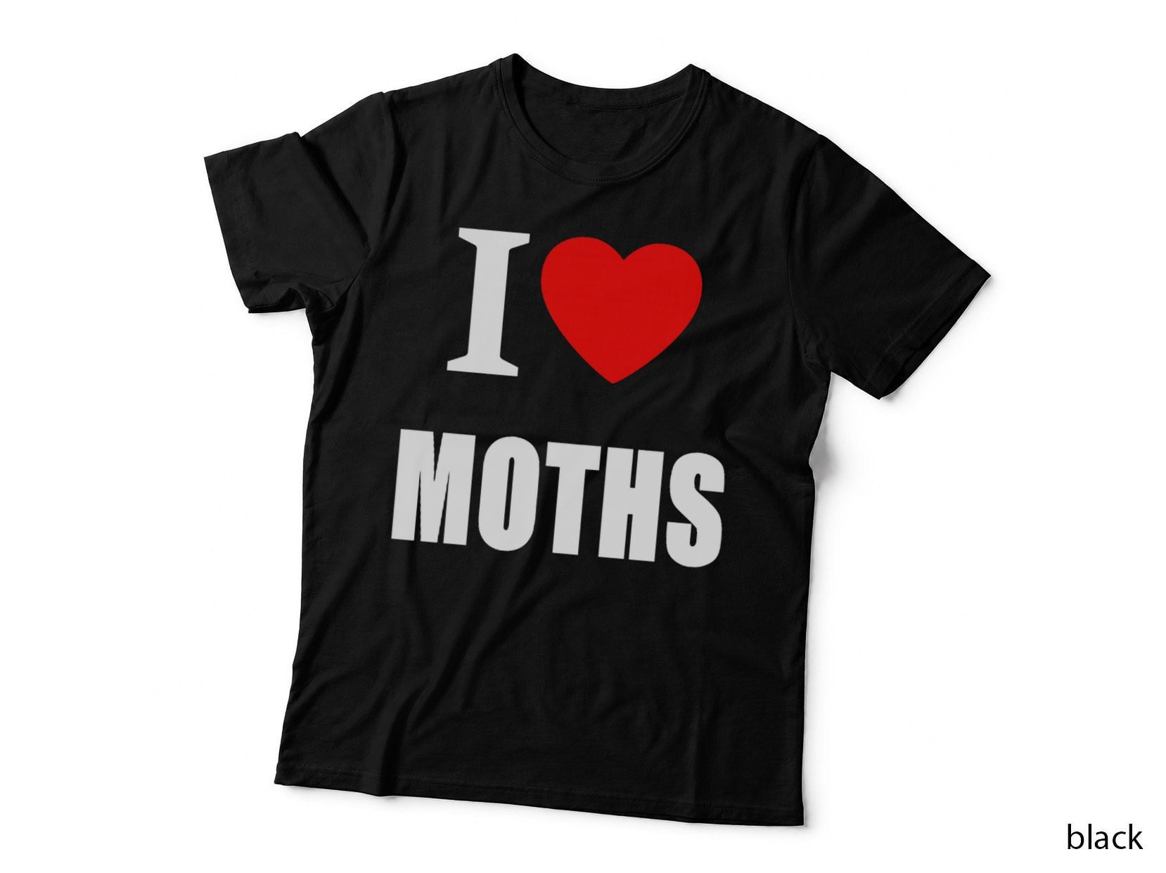 I Love Moths for Nature Lovers Conservation T-Shirt