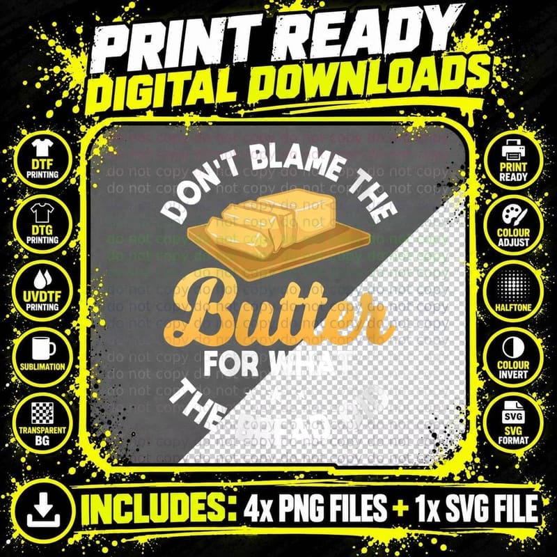 Keto Diet Lover Ketogenic Butter Dietary Therapy Low Png SVG Digital Bundle