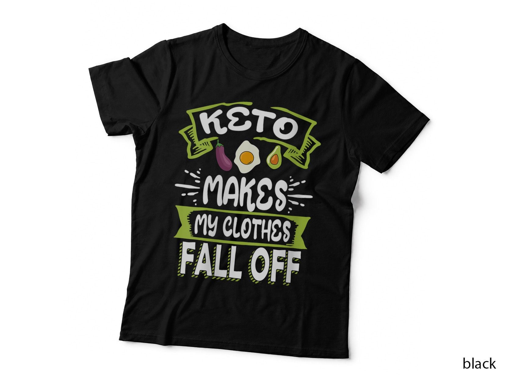 Keto Diet Low-Carb Ketogenic Ketosis Clothes Fall off, Low Carb T-Shirt