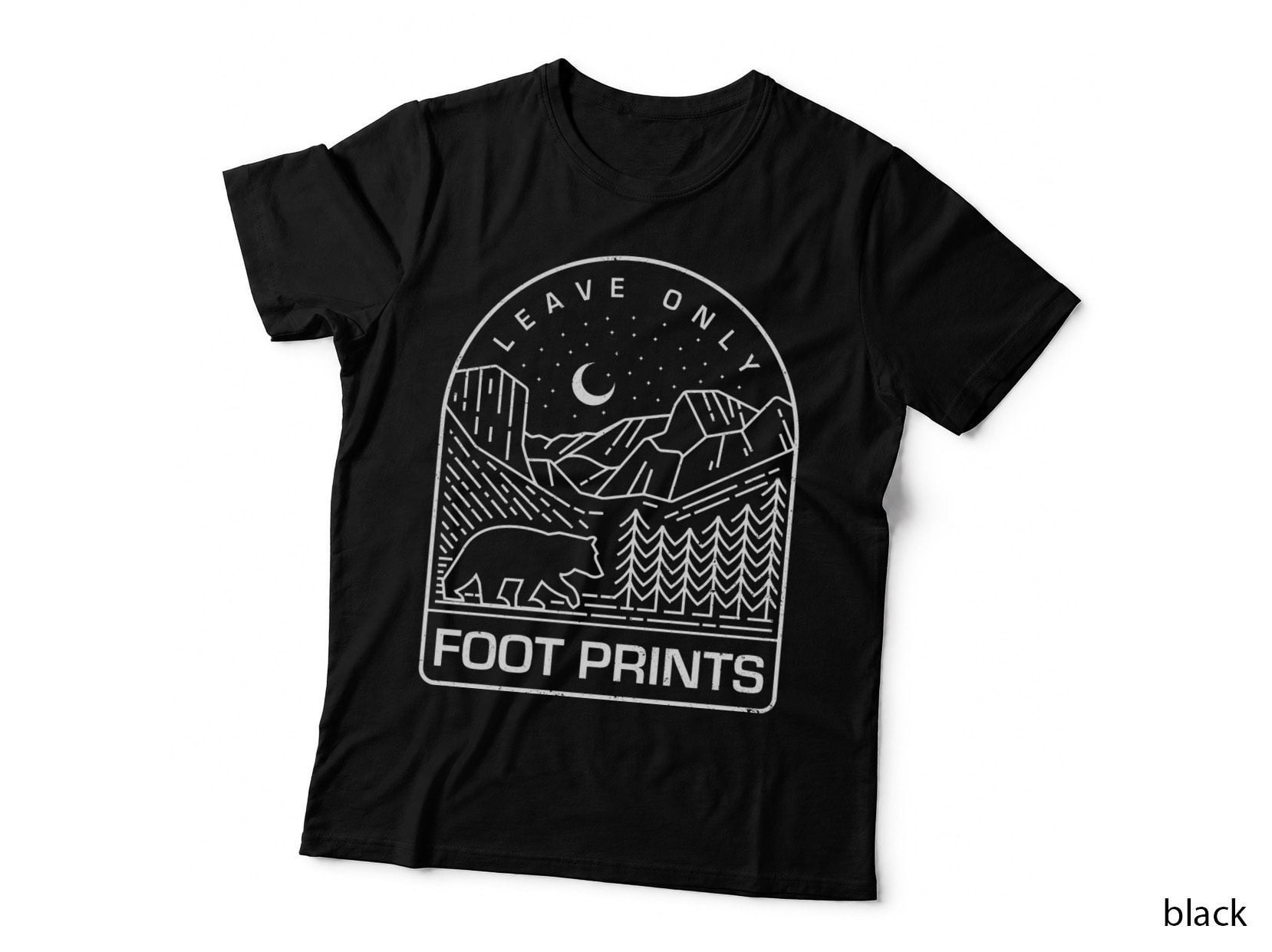 Leave Only Foot Prints Nature Longsleeve T-Shirt