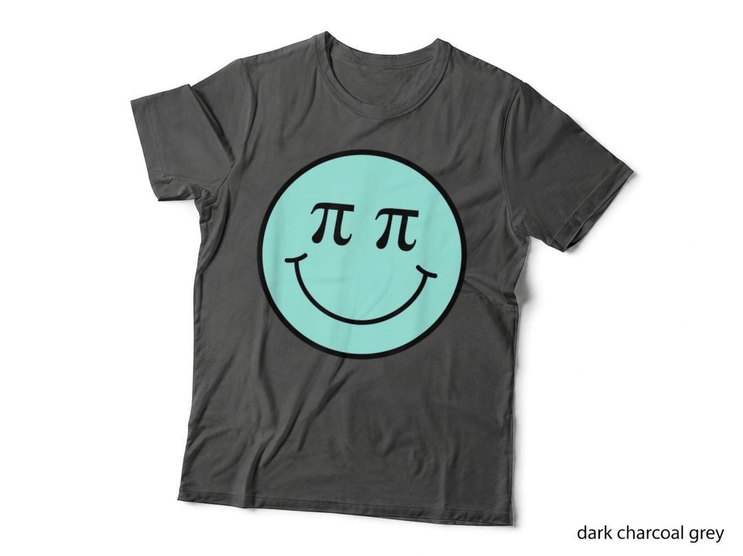 Math Pi Symbol Smile Face T-Shirt