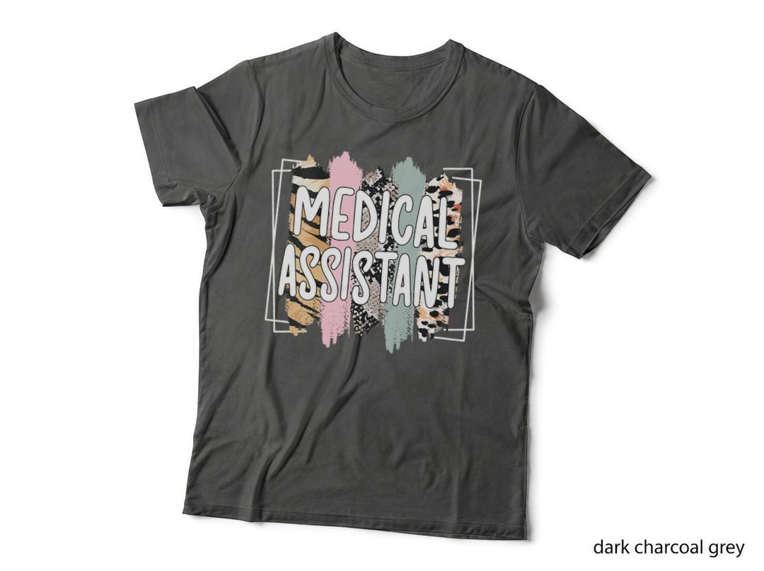 Medical Assistant Leopard Print Certified Med Assistant T-Shirt