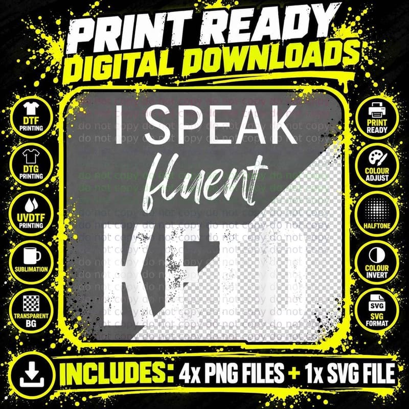 On Keto I Speak Fluent Keto T-Shirt Png SVG Digital Bundle