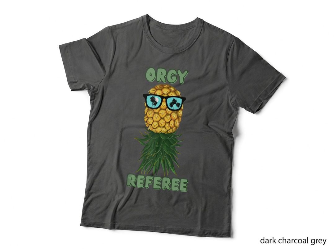 Orgy Referee Upside Pineapple Swingers, Hawaiian Aloha T-Shirt