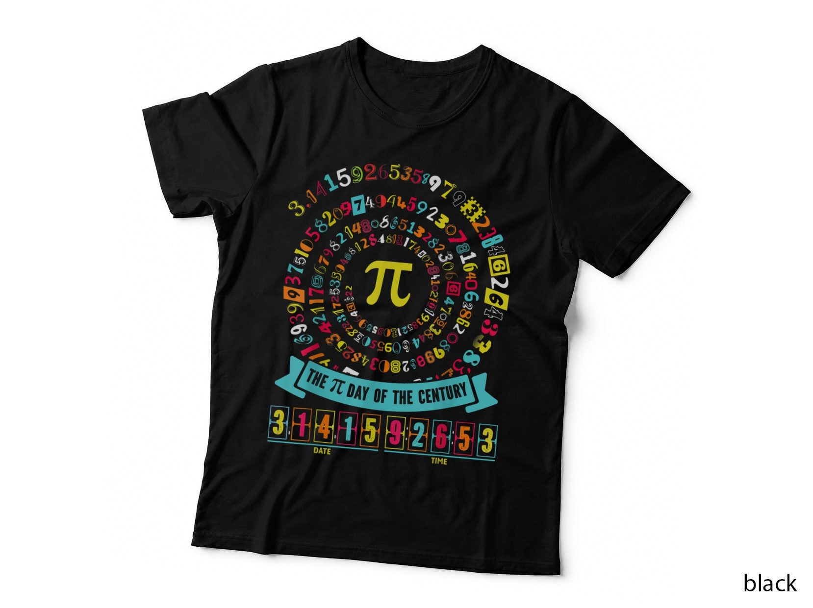 Pi Day of the Century Spiral Pi Math for Pi Day 3.14 T-Shirt