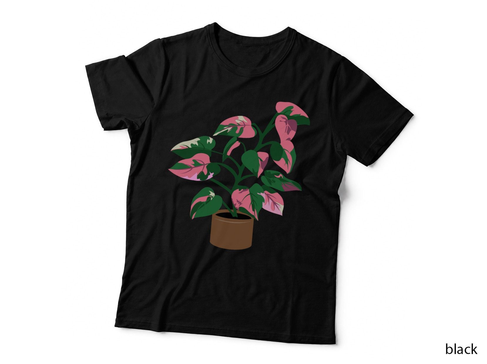 Pink Princess Philodendron Leaf Rare Plant Lover Exotic T-Shirt