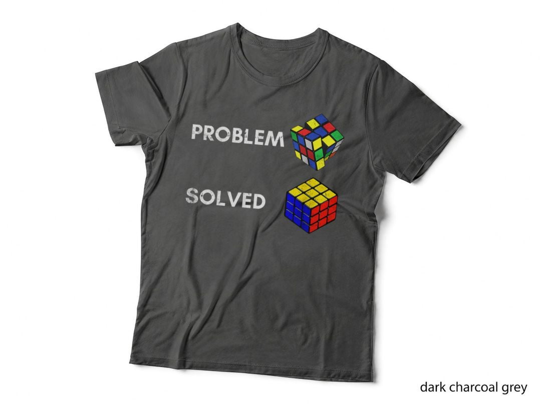 Rubiks Cube 3x3 Cube Math Game Speed Cubing Master Puzzle T-Shirt